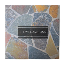 Elegant Målade hörnstenar/dekorativa stenar