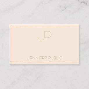 Elegant mallprofessionell för modern Monogram Visitkort