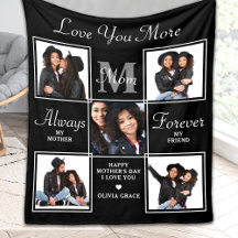 Elegant MAMMA 5, monogram för fotokollage, unikt M