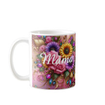 Elegant Mamma Design - Blommigt och Glitter Fusion