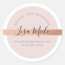 ELEGANT manar modern  rosa i söt ro guld