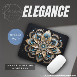 Elegant Mandala Design Mousepad Musmatta