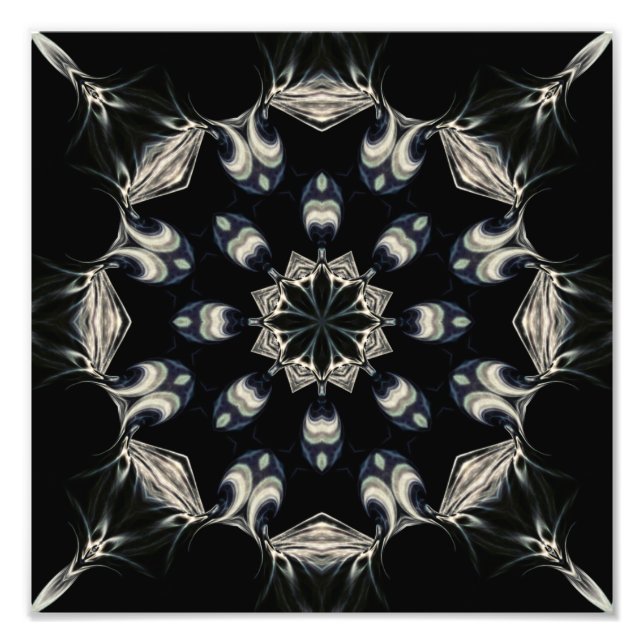Elegant Mandala Fototryck (Framsidan)