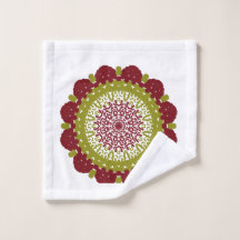 Elegant Mandala Handduk Design för Hem & Strand