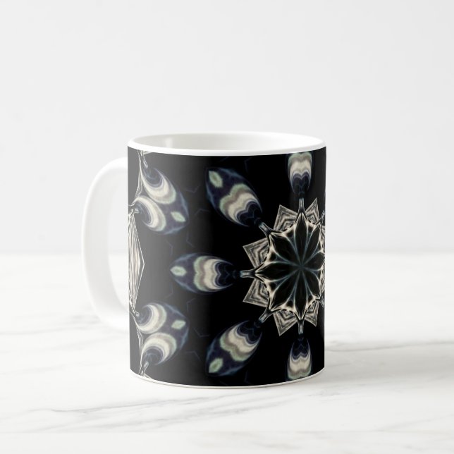Elegant Mandala Kaffemugg (Framsida vänster)