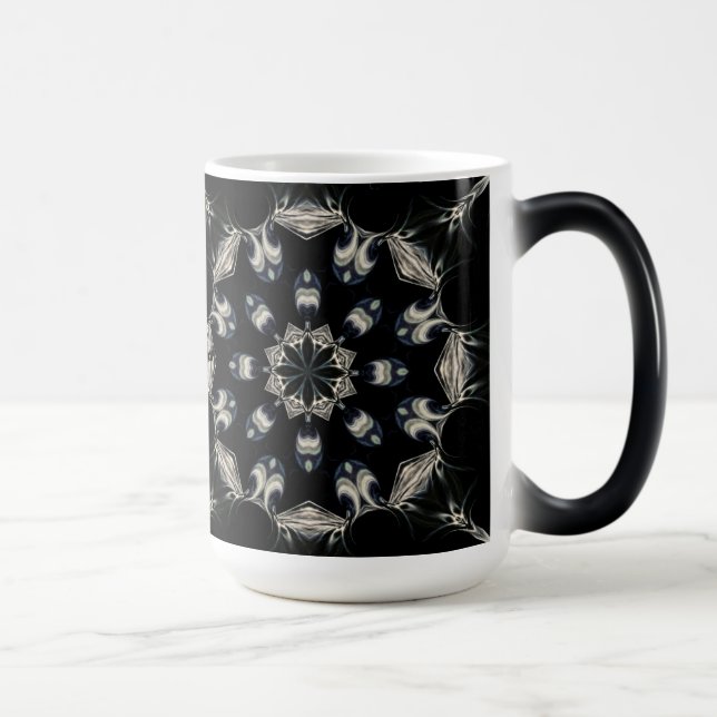Elegant Mandala Magisk Mugg (Höger)