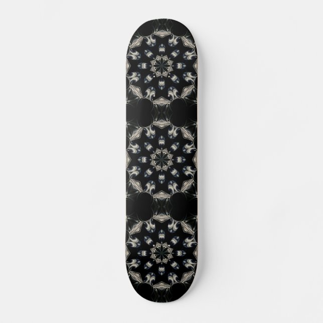 Elegant Mandala Mini Skateboard Bräda 18,5 Cm (Framsida)