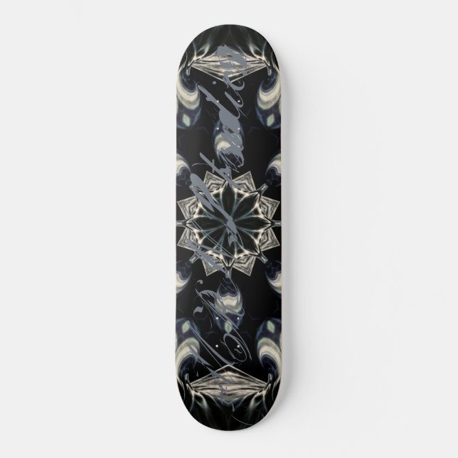 Elegant Mandala Mini Skateboard Bräda 18,5 Cm (Framsida)