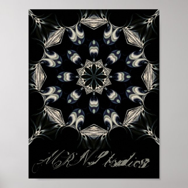 Elegant Mandala Poster (Framsidan)