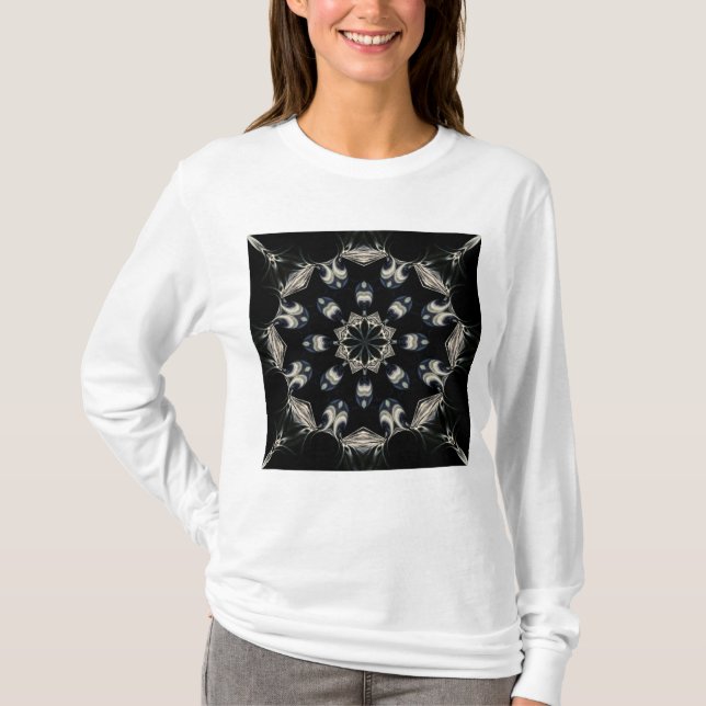 Elegant Mandala T Shirt (Framsida)