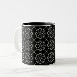 Elegant Mandala Två-Tonad Mugg