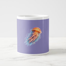 Elegant manet havsfantasillustration jumbo mugg