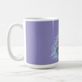 Elegant manet havsfantasillustration kaffemugg
