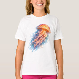 Elegant manet havsfantasillustration t shirt