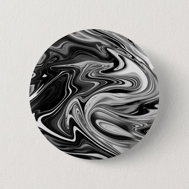 Elegant Marble 7 - Liquid Black and White Knapp (Framsida)