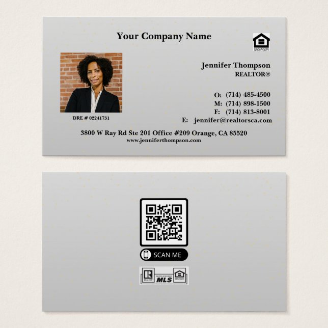 Elegant Marble Affärskort med Guld Glitter Visitkort (Framsida & baksida)