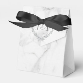 Elegant Marble and WAN Bröllop Treat Bag Presentaskar