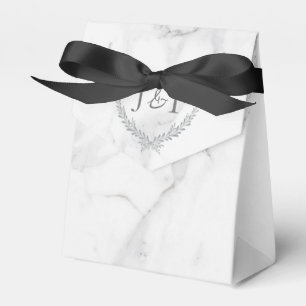 Elegant Marble and WAN Bröllop Treat Bag Presentaskar