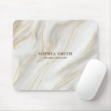 Elegant Marble Background Guld Glitter Simple Text