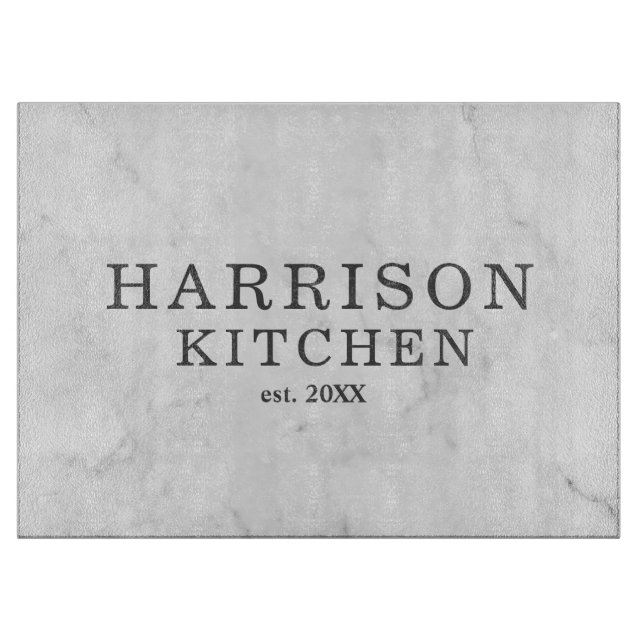 Elegant Marble Bröllop Kitchen Anpassningsbar Caki (Framsidan)