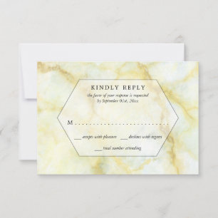 Elegant Marble Effect Bröllop Collection OSA Kort