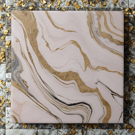 Elegant Marble Guld Vein Ceramic Tile Kakelplatta