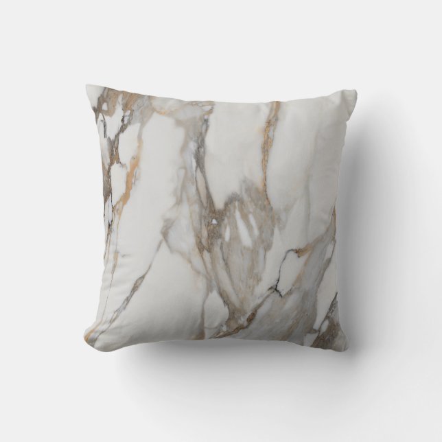 Elegant Marble Mönster Dekorativ kudde (Framsida)