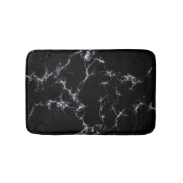 Elegant Marble stil 4 - Black and White Badrumsmatta