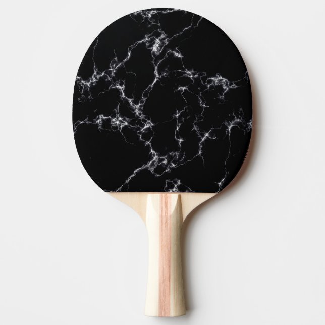 Elegant Marble stil 4 - Svarta och vita Pingisracket (Framsidan)