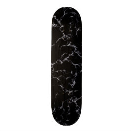 Elegant Marble stil 4 - Svarta och vita Skateboard Bräda 20 Cm