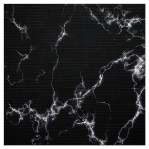 Elegant Marble stil 4 - Svarta och vita Tyg