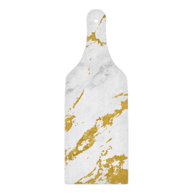 Elegant Marble stil 6 - Guld och White (Framsidan)