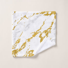 Elegant Marble stil 6 - Guld och White