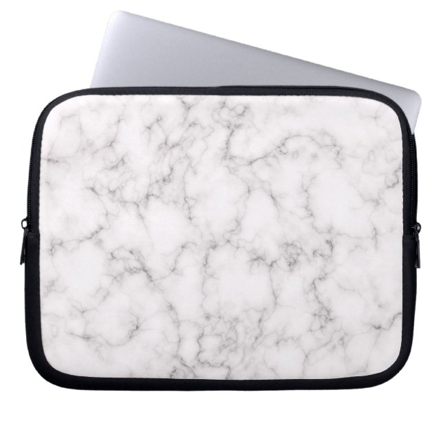 Elegant Marble stil Laptop Sleeve (Framsidan)