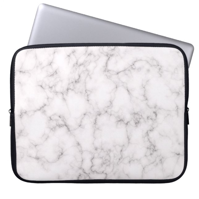 Elegant Marble stil Laptop Sleeve (Framsidan)