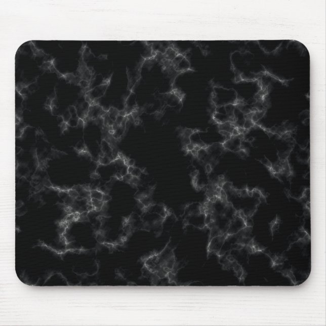 Elegant Marble stil - svart Musmatta (Framsidan)