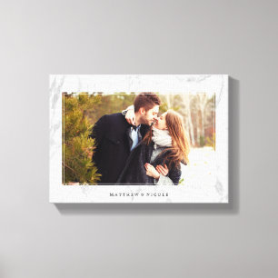 Elegant Marble Struktur Ram Photo Canvastryck