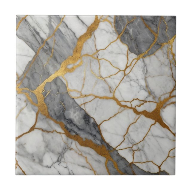 Elegant Marble Tile Kakelplatta (Framsidan)