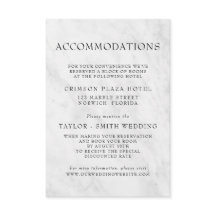 Elegant Marble Trendig Bröllop inkvartering