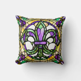 Elegant Mardi Gras Kudde