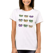 Elegant Mardi Gras Mask Mönster
