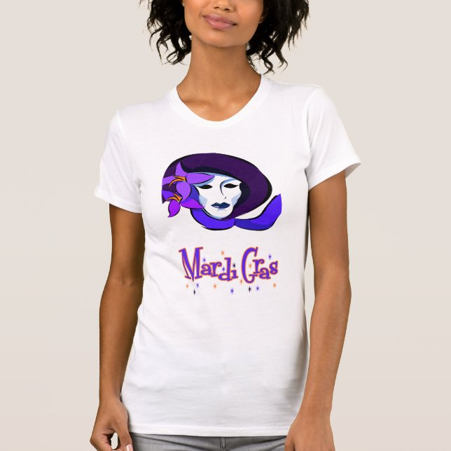 Elegant Mardi Gras Mask Women's t-Shirt (Framsida)