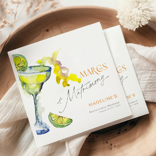 Elegant Margs & Matrimony Sängkammarweekend Pappersservett