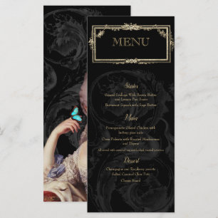 Elegant Marie Antoinette om Black Fransk inspirera Meny