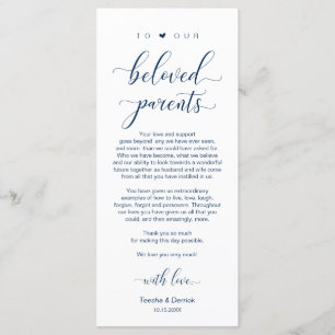 Elegant - marinblått, Ställe - tack Program