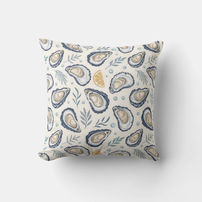 Elegant Marine Oysters Kudde (Framsida)