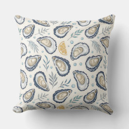 Elegant Marine Oysters Kudde