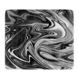Elegant marmor 7 - svartvit flytande
