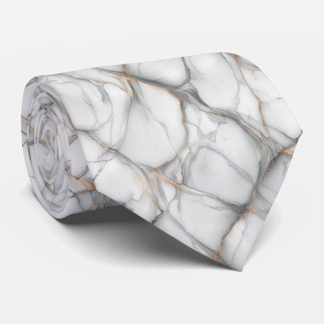 Elegant marmor Ådermönster Slips (Rullad)