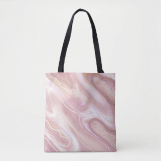 Elegant marmor: ro guld struktur tygkasse